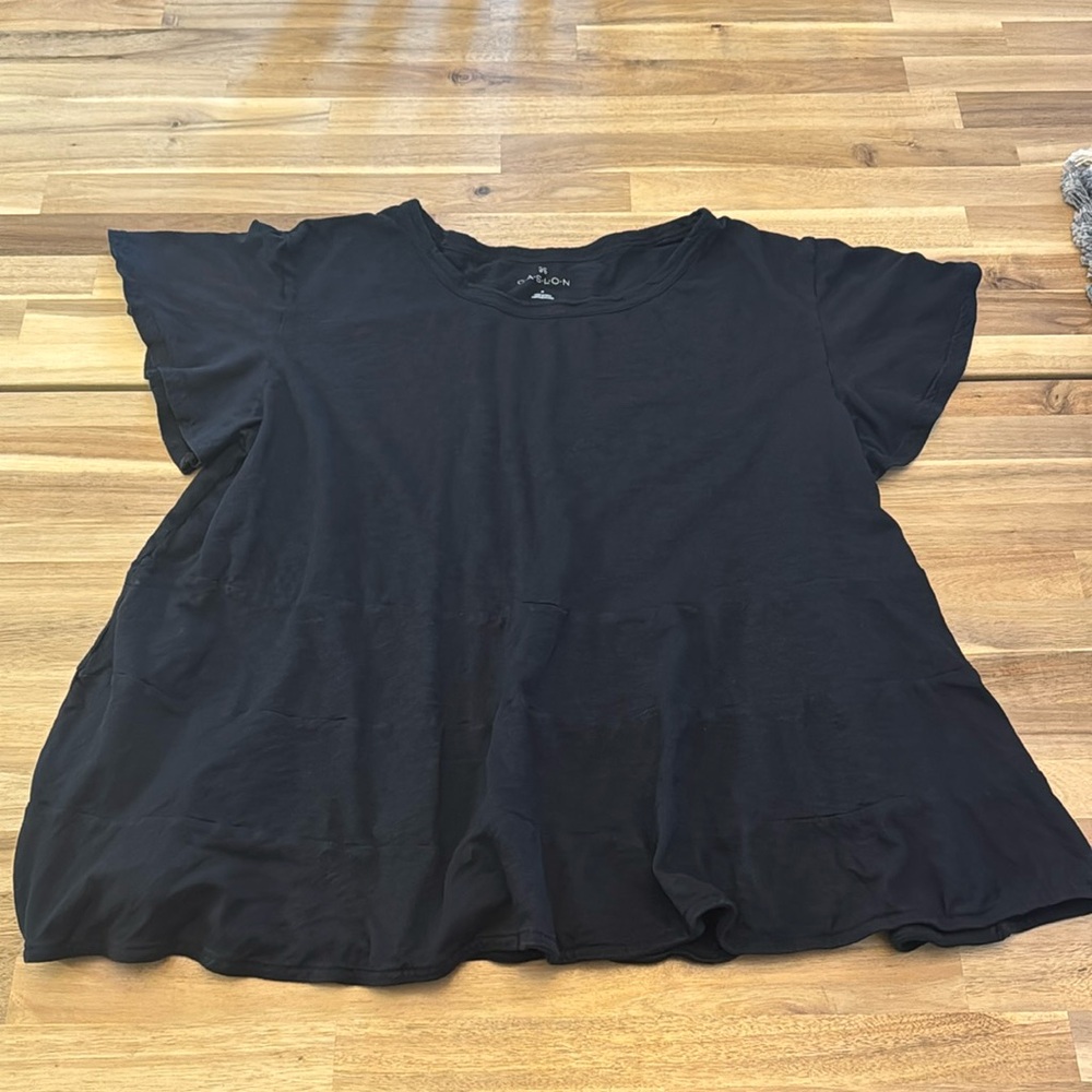 Caslon Women’s Flare Bell Sleeve Tiered Shirt - Size M